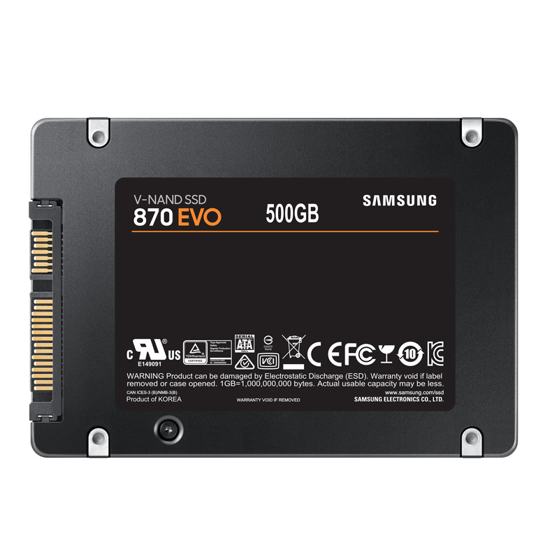 Samsung/三星固态硬盘SSD 870 EVO SATA3 500G MZ-77E500B/CN 新品_SSD